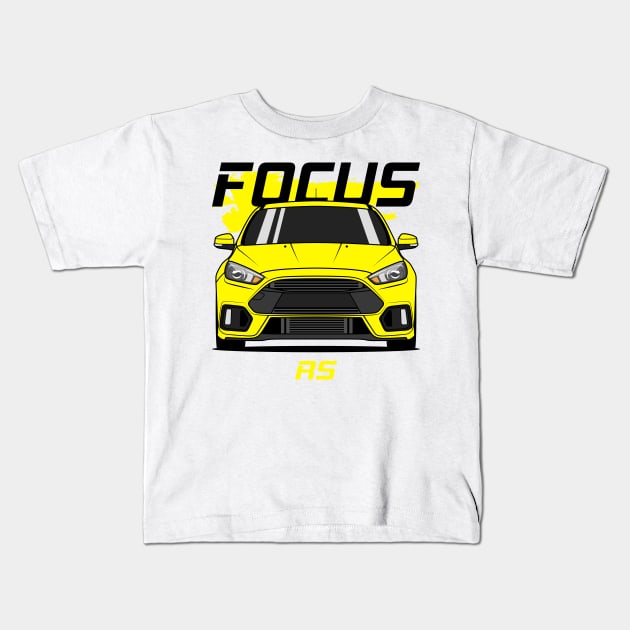 Ford Focus RS MK3 Kids T-Shirt by RacingSize